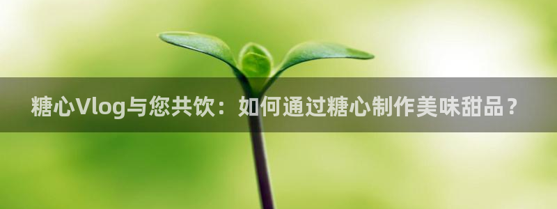 糖心vlog林：糖心Vlog与您共饮：如何通过糖心制作美味甜品？