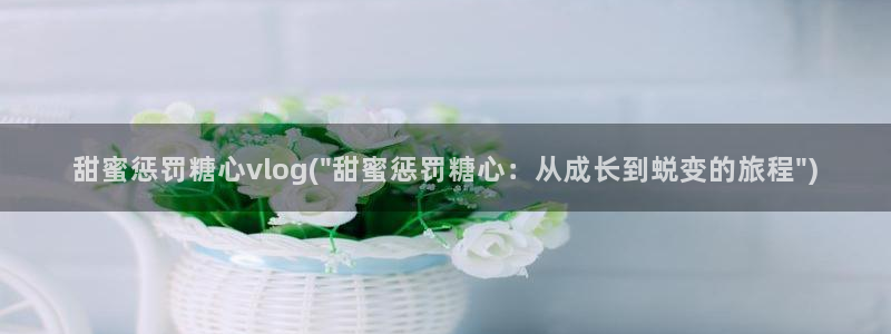 金善雅vlog 糖心：甜蜜惩罚糖心vlog(\