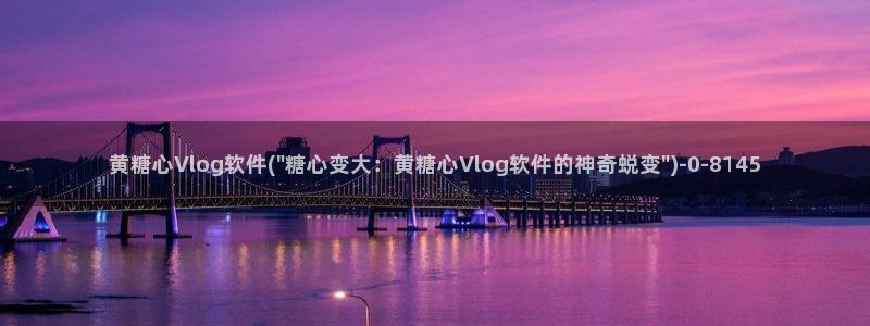 糖心vlog意思：黄糖心Vlog软件(\