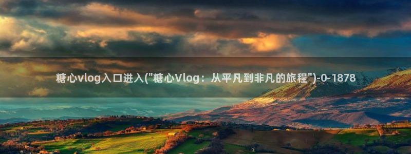 糖心vlog介绍:糖心vlog入口进入(